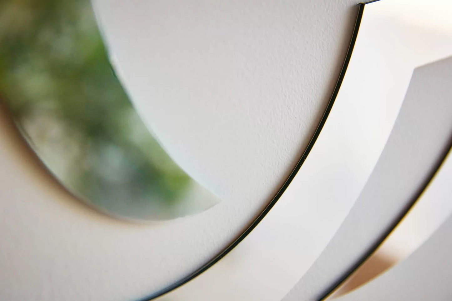 Lettre miroir sur PVC noir 19mm