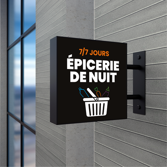 Alimentation de nuit n°01 (carré double face)